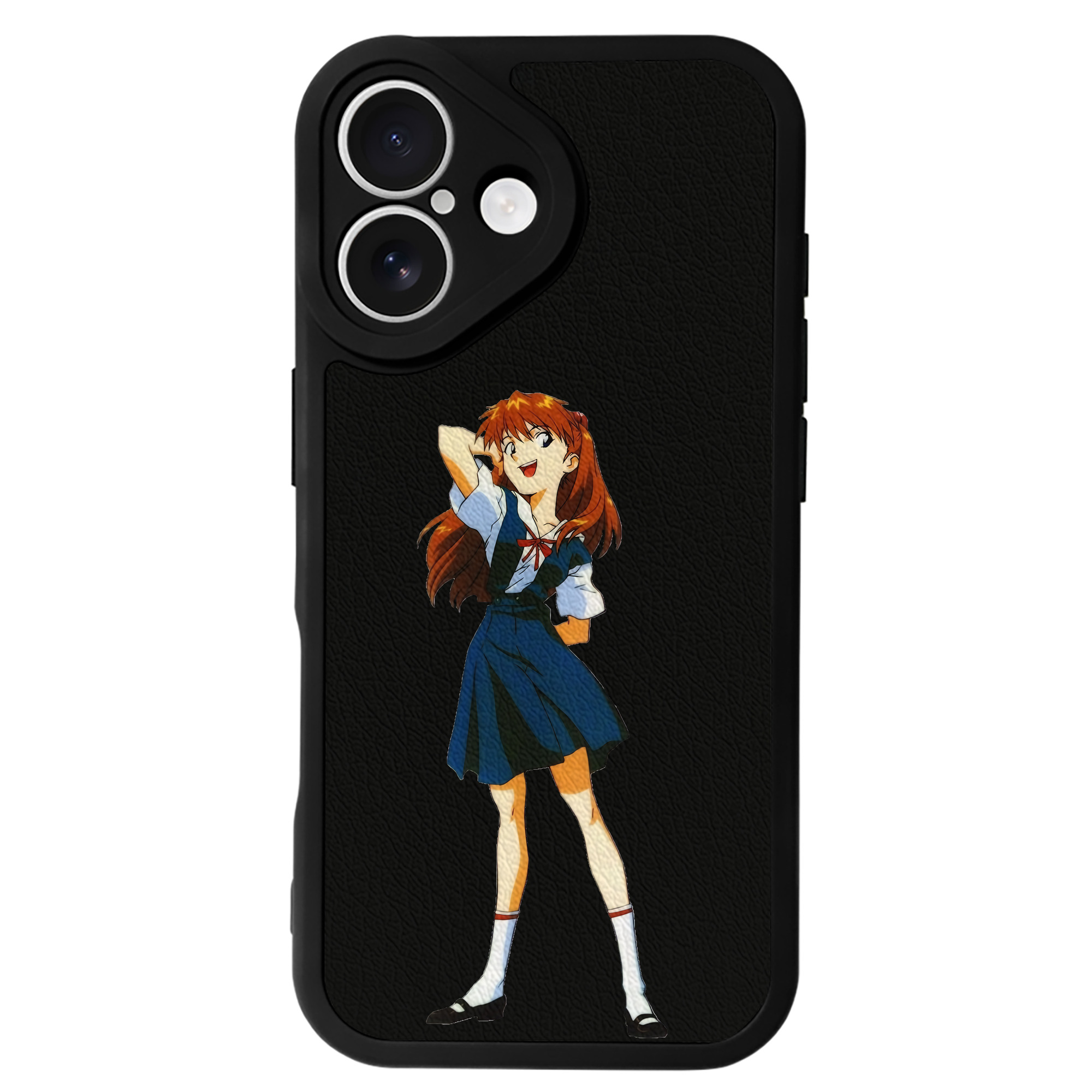 （画像用） EVA 新世紀エヴァンゲリオン 【iPhone 16シリーズ対応】シリコンスマホケース（レザー調） 材質：シリコン